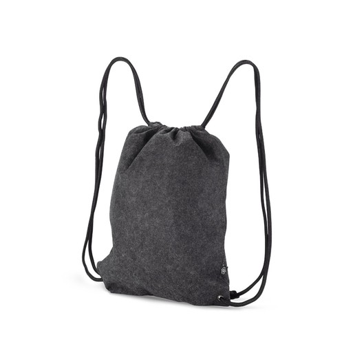 Sac en feutre rPET recyclé personnalisable - Coloris graphite