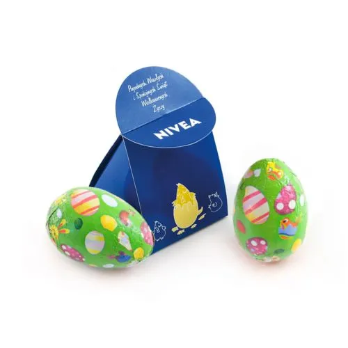 Oeufs de Pâques dans des Boîtes