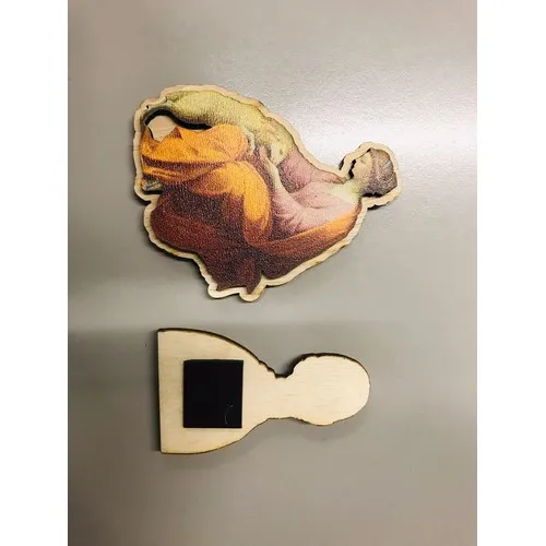 Porte-clés en bois personnalisés avec lampe - Fabrication européenne