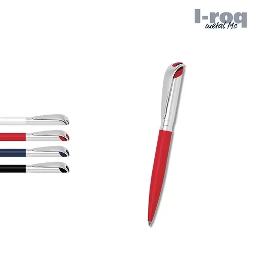 Stylo Bille Métal Pivotant I-roq - Personnalisable Haut de Gamme