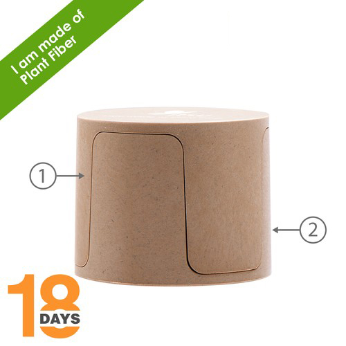 Enceinte Bluetooth Écologique en Fibres Végétales - Stock Disponible