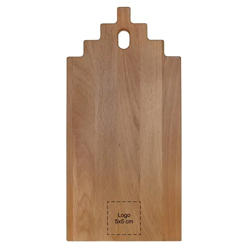 Étagère Maison en Hêtre Personnalisable 35x17 cm - Cadeau d'Entreprise