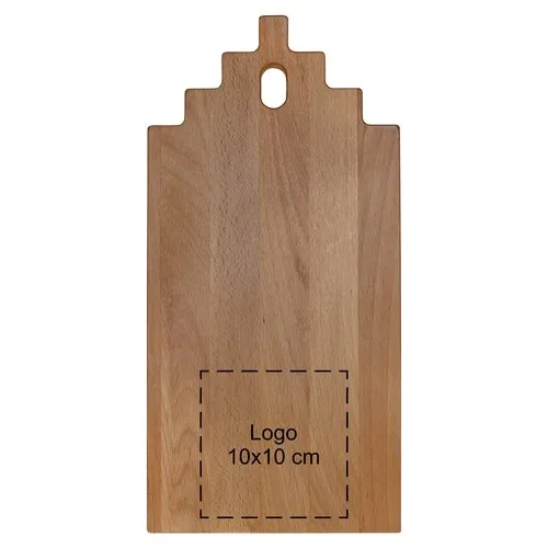 Étagère Maison en Hêtre Personnalisable 35x17 cm - Cadeau d'Entreprise