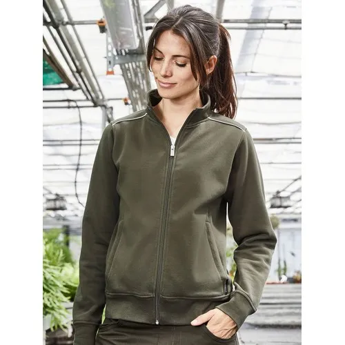 Sweat de travail femme zippé