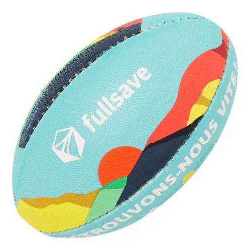 Mini Ballon de Rugby Publicitaire Personnalisable - Format Loisir 18cm