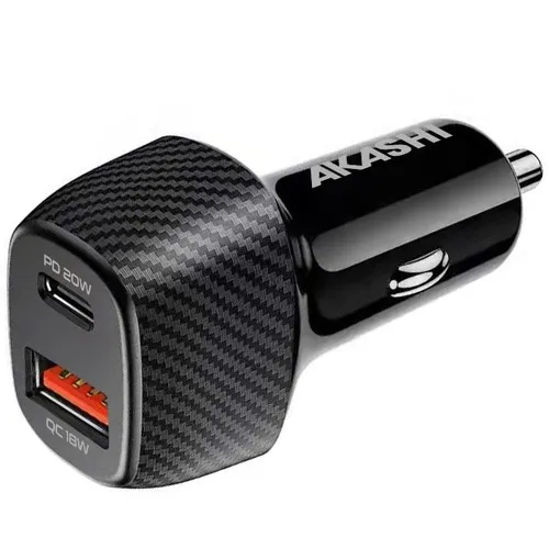 CHARGEUR ALLUME CIGARE TURBO CAC USB TYPE-C 20W + USB-A QC3.0