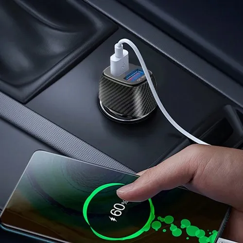 CHARGEUR ALLUME CIGARE TURBO CAC USB TYPE-C 20W + USB-A QC3.0