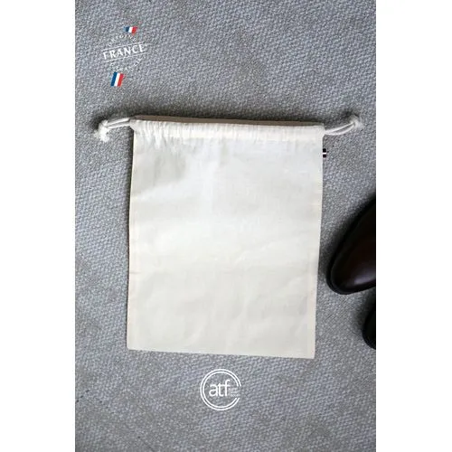 Pochette Coton Bio Française avec Cordon - Personnalisable