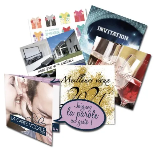 Carte Vocale et Musicale Personnalisée - Message Audio sur Mesure