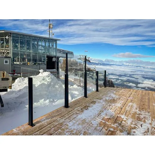 Barrière Coupe-Vent Personnalisable en Verre Trempé