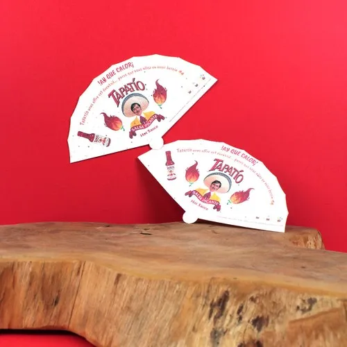 Éventail Publicitaire en Papier à Graines Personnalisable