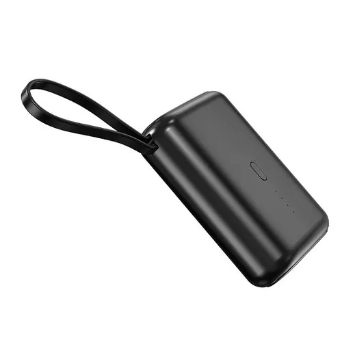 Batterie externe 10 000 mAh avec câbles intégrés personnalisable