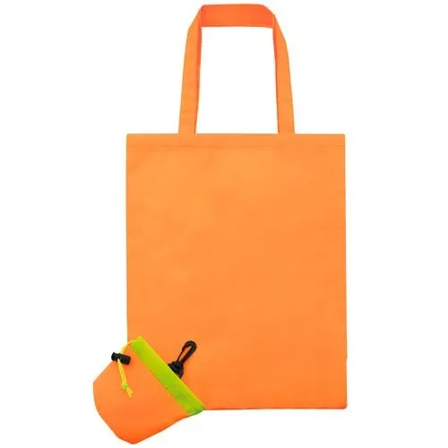 SAC SHOPPING PLIABLE ORANGE