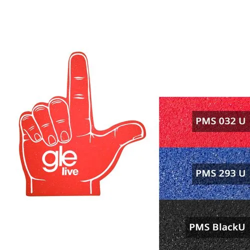 Main Géante OK Personnalisable - Gant Mousse Supporter 2 Faces