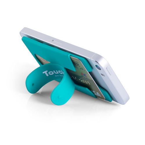 Pochette Smartphone Adhésive 2-en-1 avec Support - Personnalisable