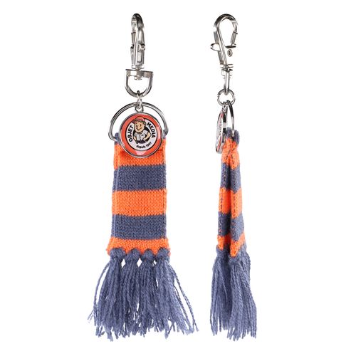 Porte-clés Écharpe Bicolore Personnalisable - Zamac et Acrylique
