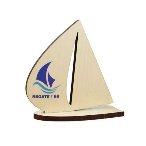 Trophée en bois BATEAU 10cm - France Bois
