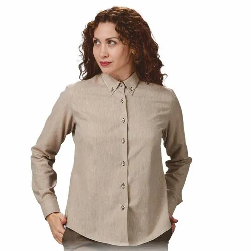 Chemise de travail femme slim fit personnalisable - Manches longues
