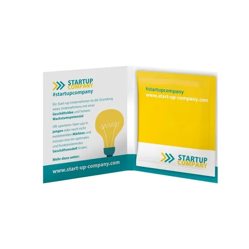 Carte Publicitaire Café Filtre Personnalisable - Commerce Équitable