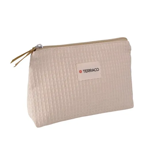 Trousse en Coton Nid d'Abeille Personnalisable - Fabrication Européenne