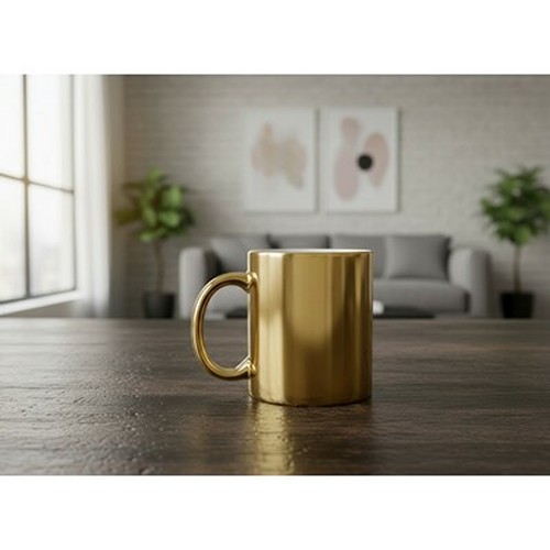 Mug Céramique Doré 350 ml - Personnalisable par Sérigraphie