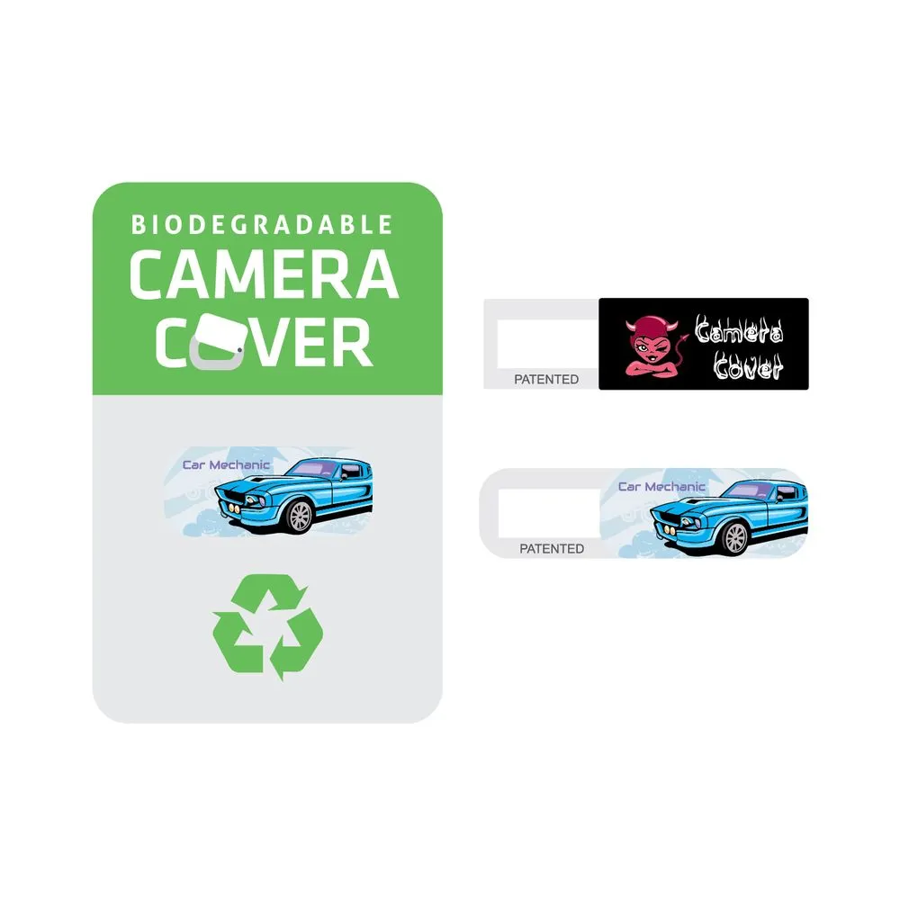 Cache webcam biodégradable