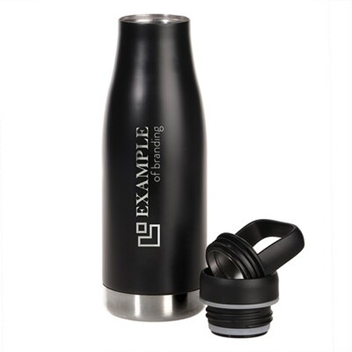 Bouteille Isotherme 500ml Premium avec Gobelet - Acier Inoxydable