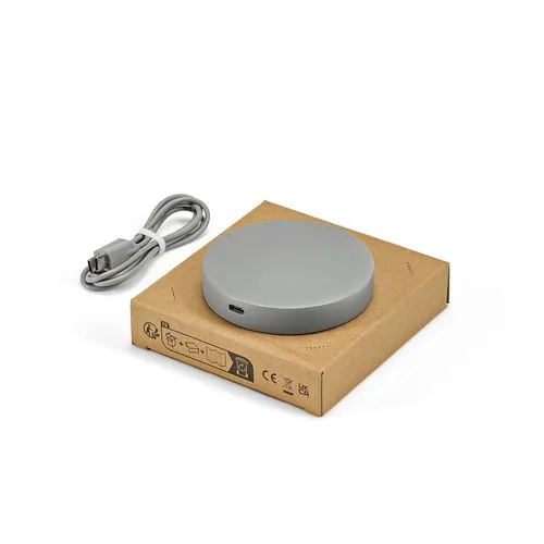 Chargeur sans fil Lovelace Calcaire. 15W. Port USB-C