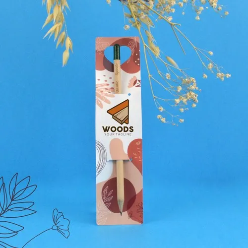 Crayon à Graines Personnalisable avec Étui Cœur - Cadeau Éco-Responsable