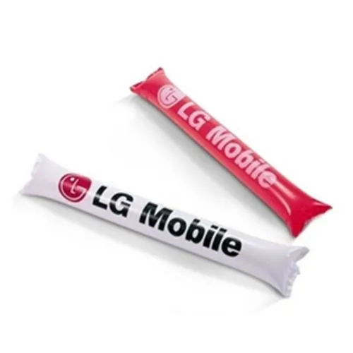 Bâtons gonflables Tap Tap personnalisés - Plastique recyclé 60 cm