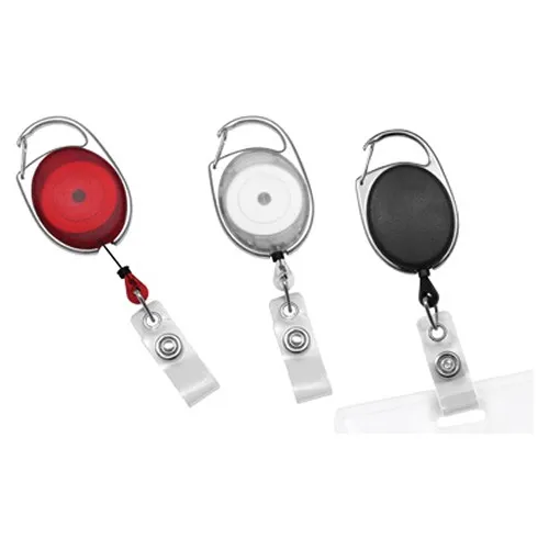 Zip Enrouleur Rond Personnalisable 32mm - Badge Professionnel