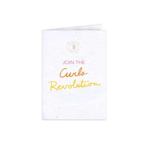 Carte 2 volets à planter 250g - Papier ensemencé personnalisable