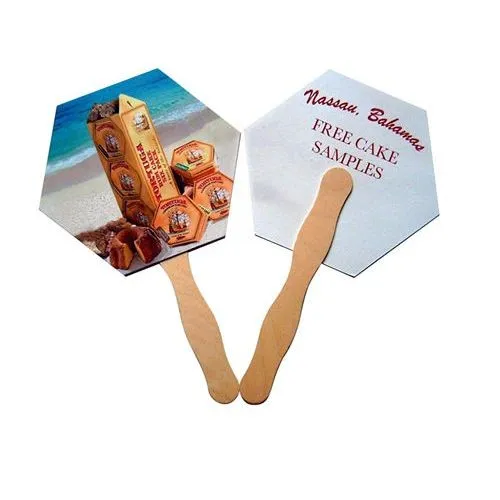 EVENTAIL EN PAPIER ET EN BAMBOU