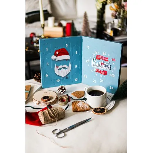 Calendrier de l'Avent Livret Chocolat Personnalisable - 5 Saveurs