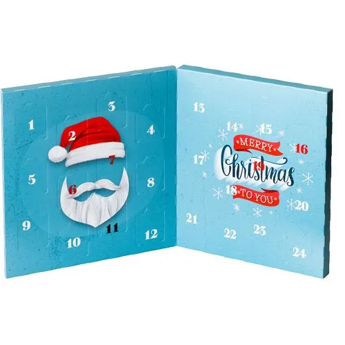 Calendrier de l'Avent Livret Chocolat Personnalisable - 5 Saveurs