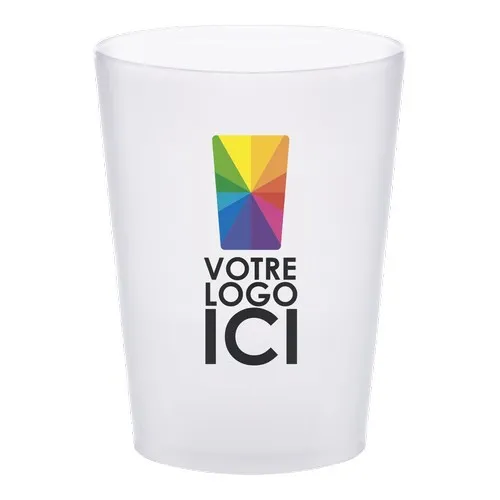 Gobelet réutilisable 12cl personnalisable IML - Format dégustation