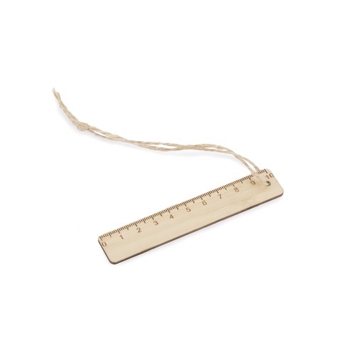 Règle en bois de cèdre 20 cm personnalisable