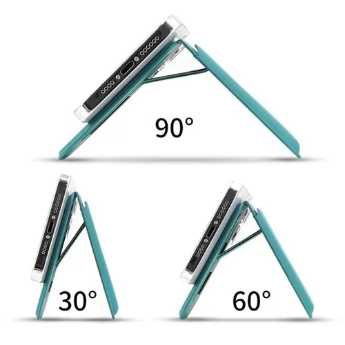 Porte-cartes magnétique + béquille flexible CM-4813 Blanc