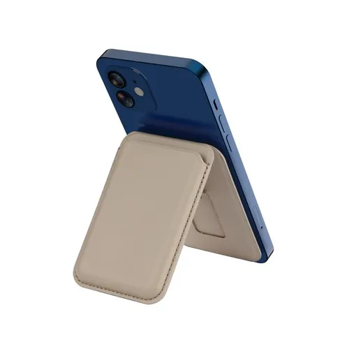 Porte-cartes magnétique + béquille flexible CM-4813 Blanc