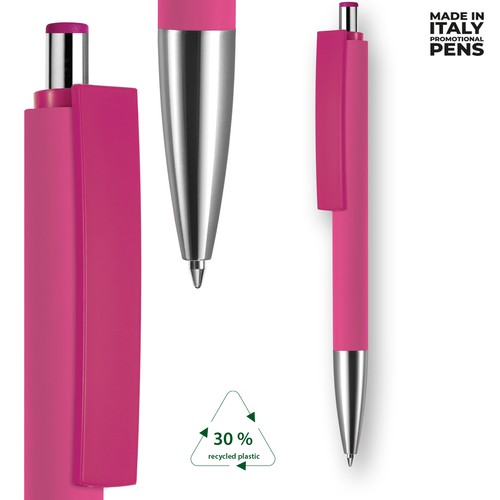 Stylo Bille XL Soft Touch Personnalisable - Mine Jumbo 2 Km