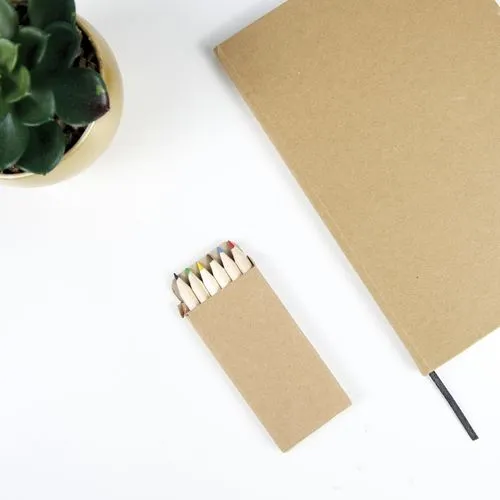 Set 6 crayons de couleur - Naturel