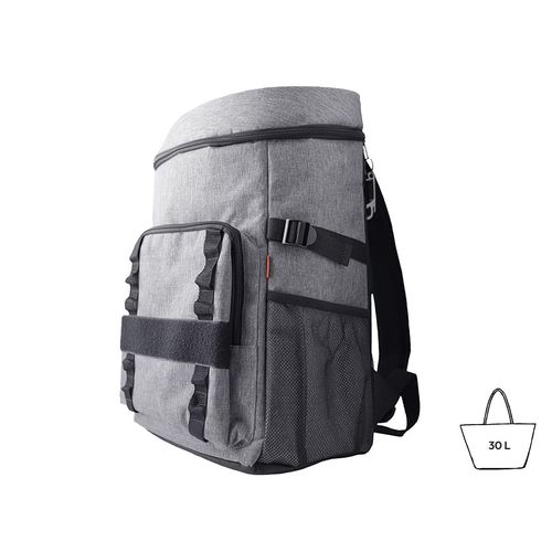 Sac à dos isotherme personnalisable 30L - Gris chiné premium