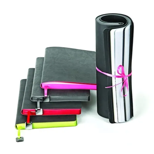 Carnet Souple PU Personnalisable 13×21 cm - 112 Pages Lignées