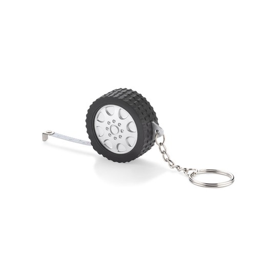 Porte-clés Mètre Ruban Pneu 1m Personnalisable - Objet Pub Pratique