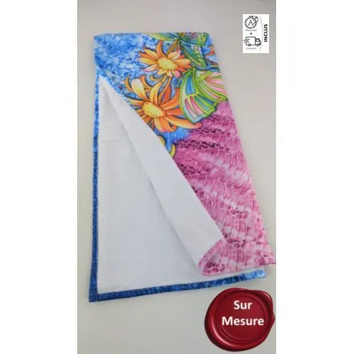Serviette de bain personnalisée 50x100 cm - Impression HD sublimation