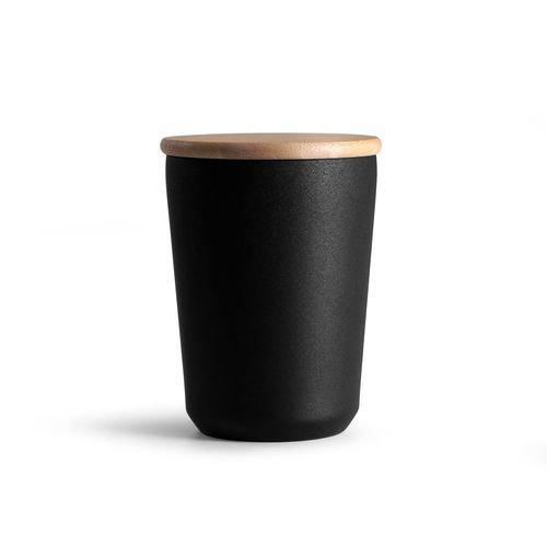 Mug Isotherme 360ml Bambou & Inox - Personnalisable
