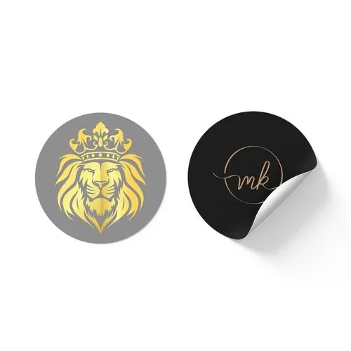 Sticker ROND/CARRE blanc ou transparent (INT/EXT) Blanc Carré 10cm