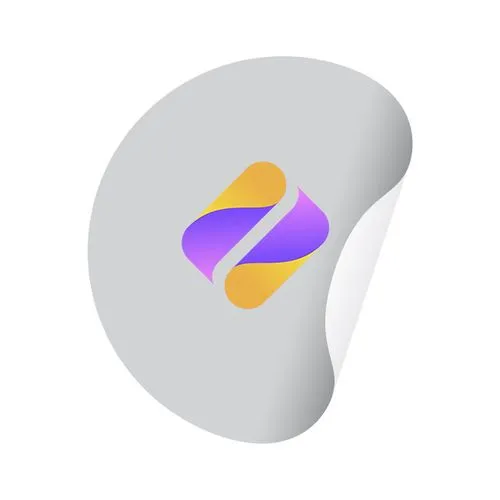 Sticker ROND/CARRE blanc ou transparent (INT/EXT) Blanc Carré 10cm