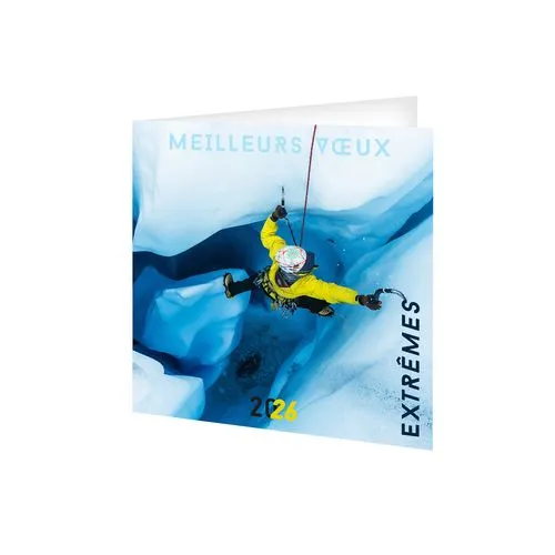 CARTE DE VOEUX - EFFORT 2026  AVEC ENVELOPPE - SANS MARQUAGE