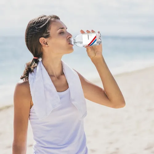 Eau Vitaminée Citron-Cactus 330ml Personnalisable - Bouteille Recyclée